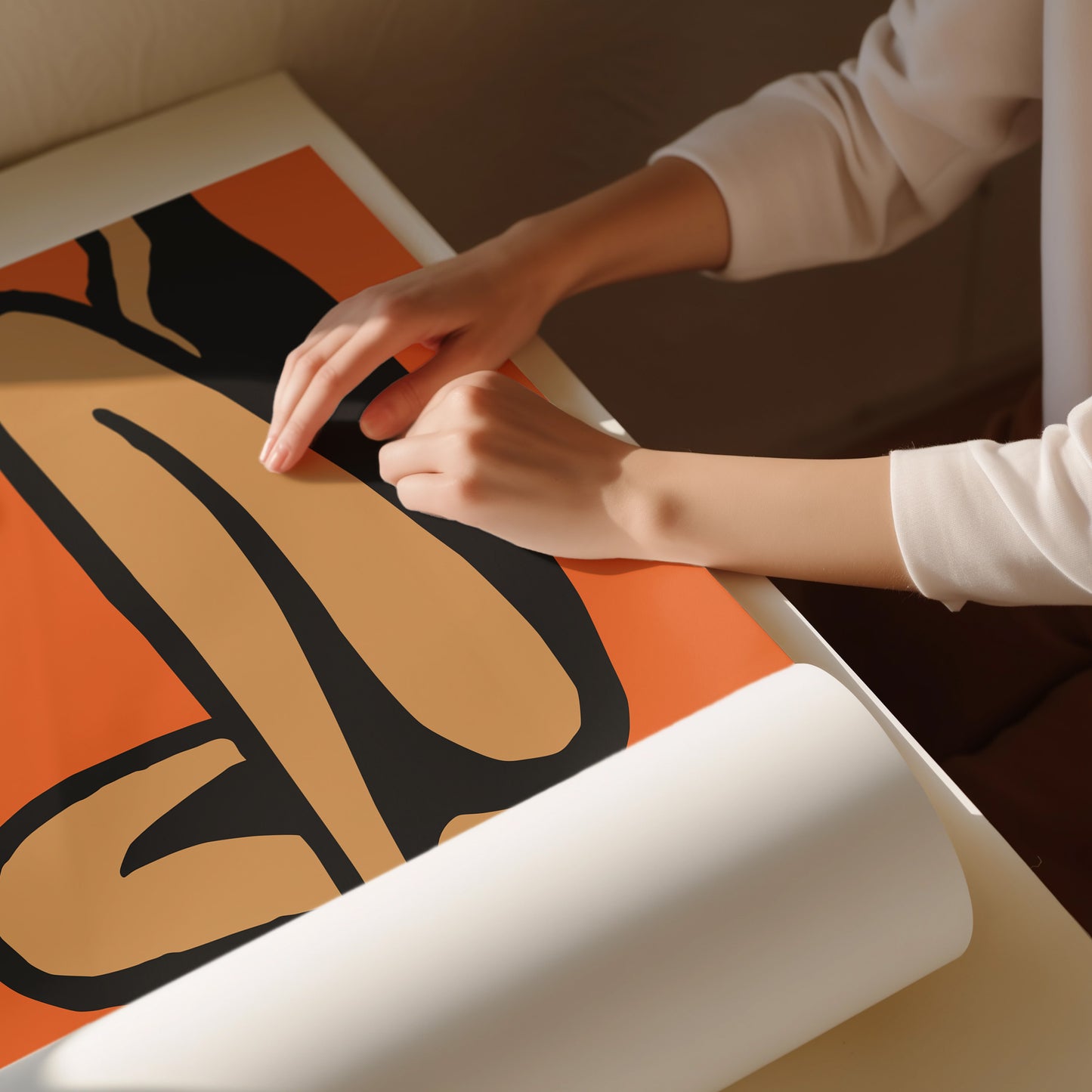 Bally Orange Legs Poster by Bernard Villemot - Vintage Fashion Print