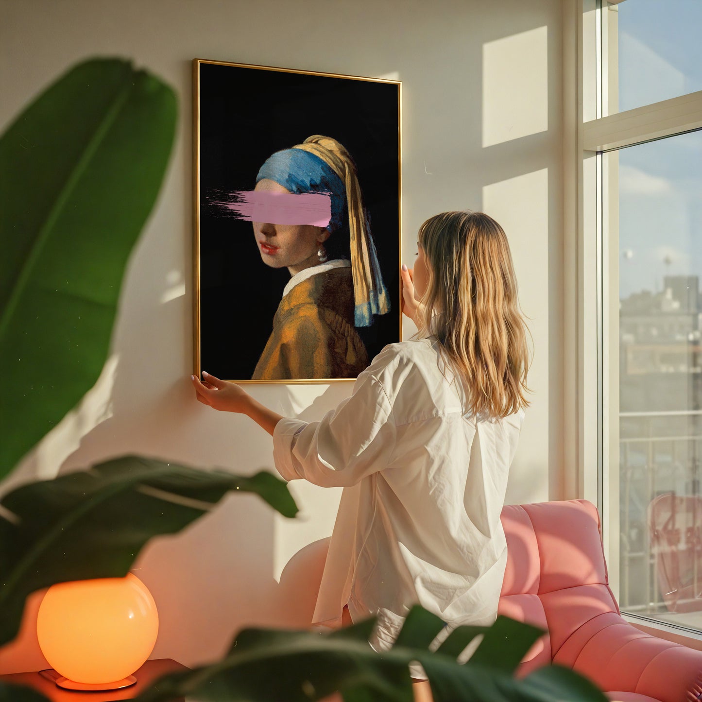Girl With a Pearl Earring Reimagined Print