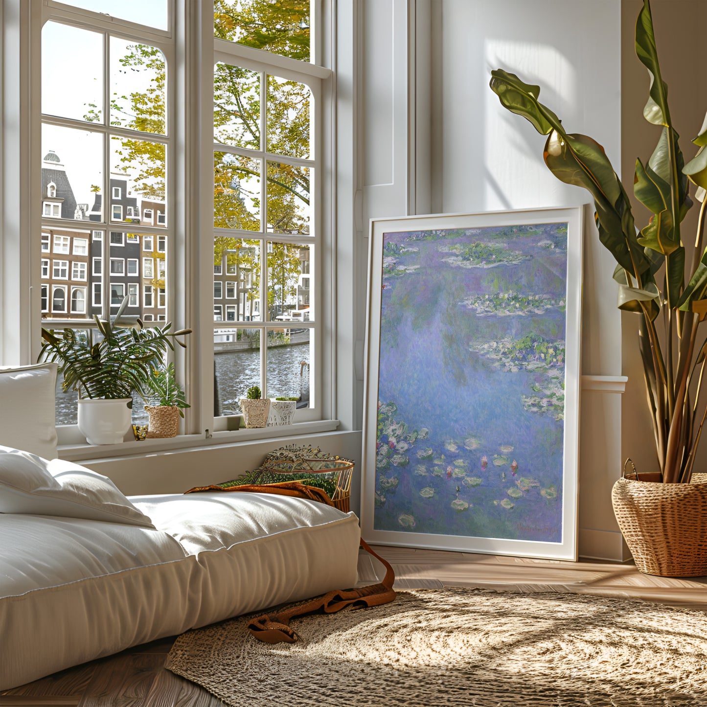 Blue Water Lilies by Claude Monet - Impressionist Wall Art Print