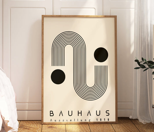 Bauhaus Ausstellung 1923 Poster by Bauhaus – Geometric Bauhaus Wall Art Print