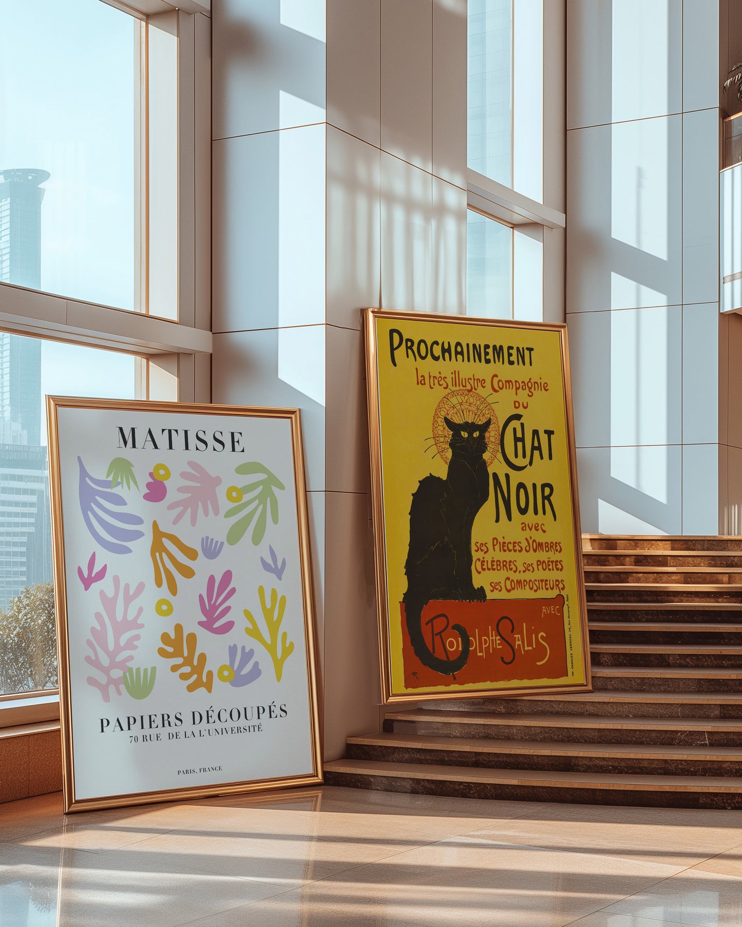Le Chat Noir Poster by Théophile Steinlen - Vintage French Cat Art Print