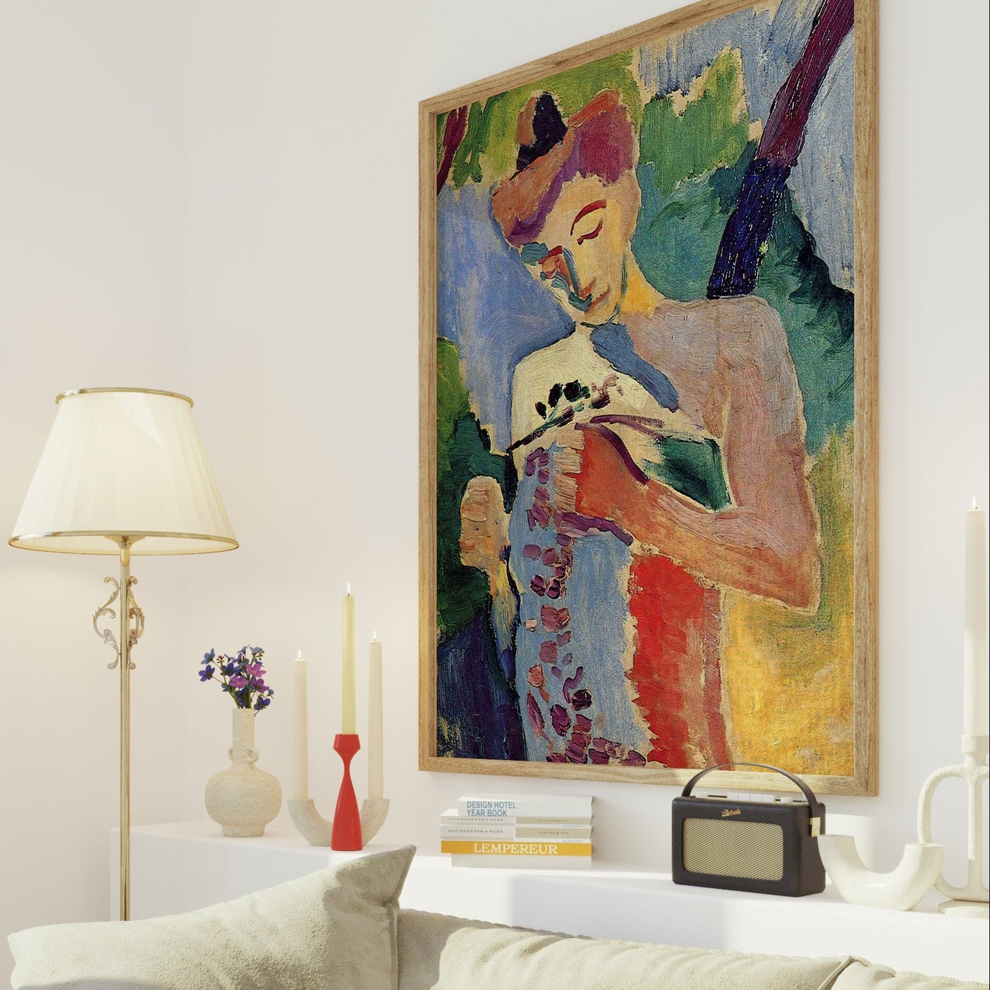Branch of Flowers by Henri Matisse - Colourful Floral Wall Art