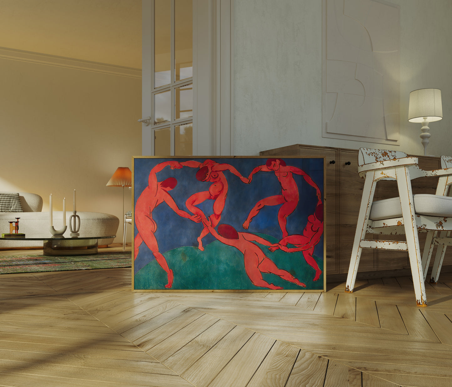 The Dance by Henri Matisse - Red Figures Abstract Modern Art Print