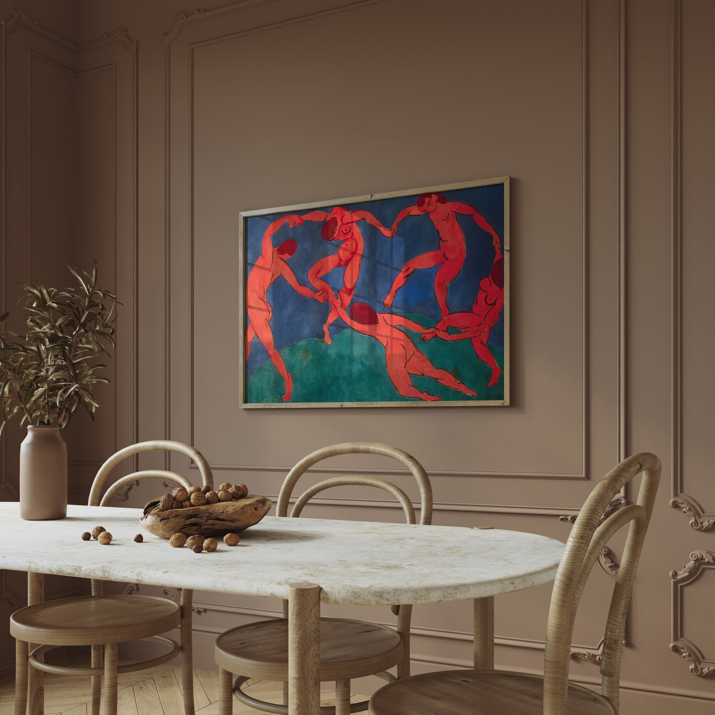 The Dance by Henri Matisse - Red Figures Abstract Modern Art Print