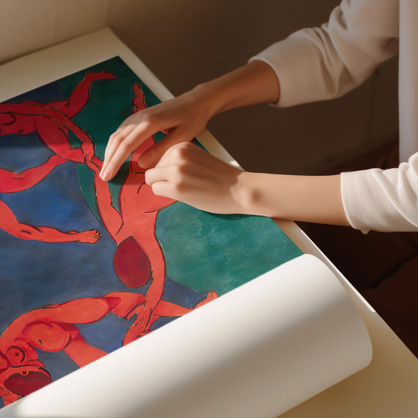 The Dance by Henri Matisse - Red Figures Abstract Modern Art Print