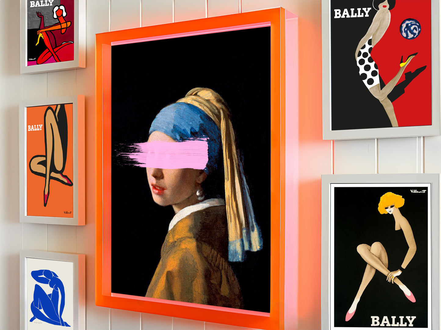 Girl With a Pearl Earring Reimagined Print