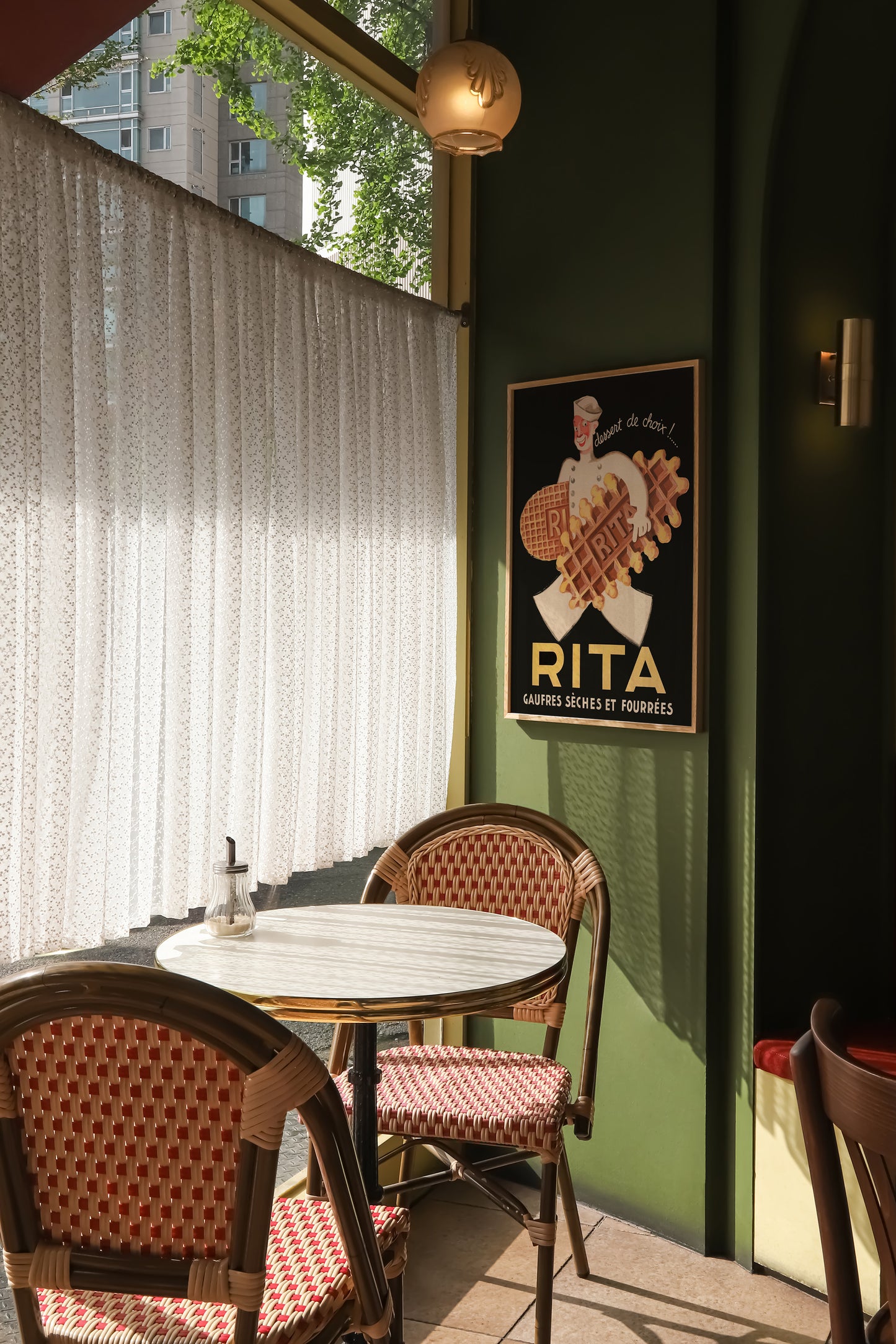 RITA Vintage Waffle Advertising Poster Print - French Kitchen Wall Art