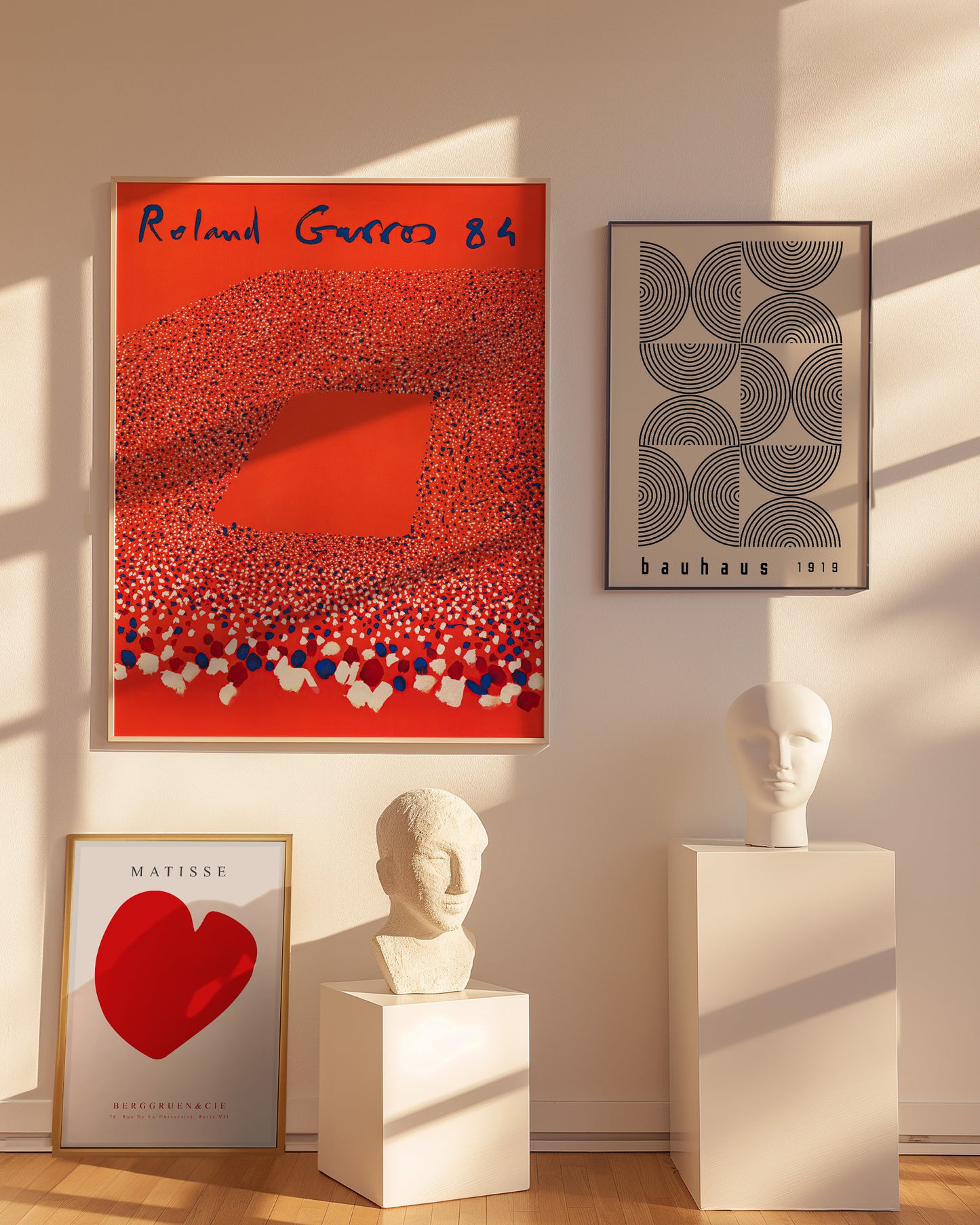 Roland Garros 1984 Tennis Poster Print - Vintage French Open Sports Wall Art