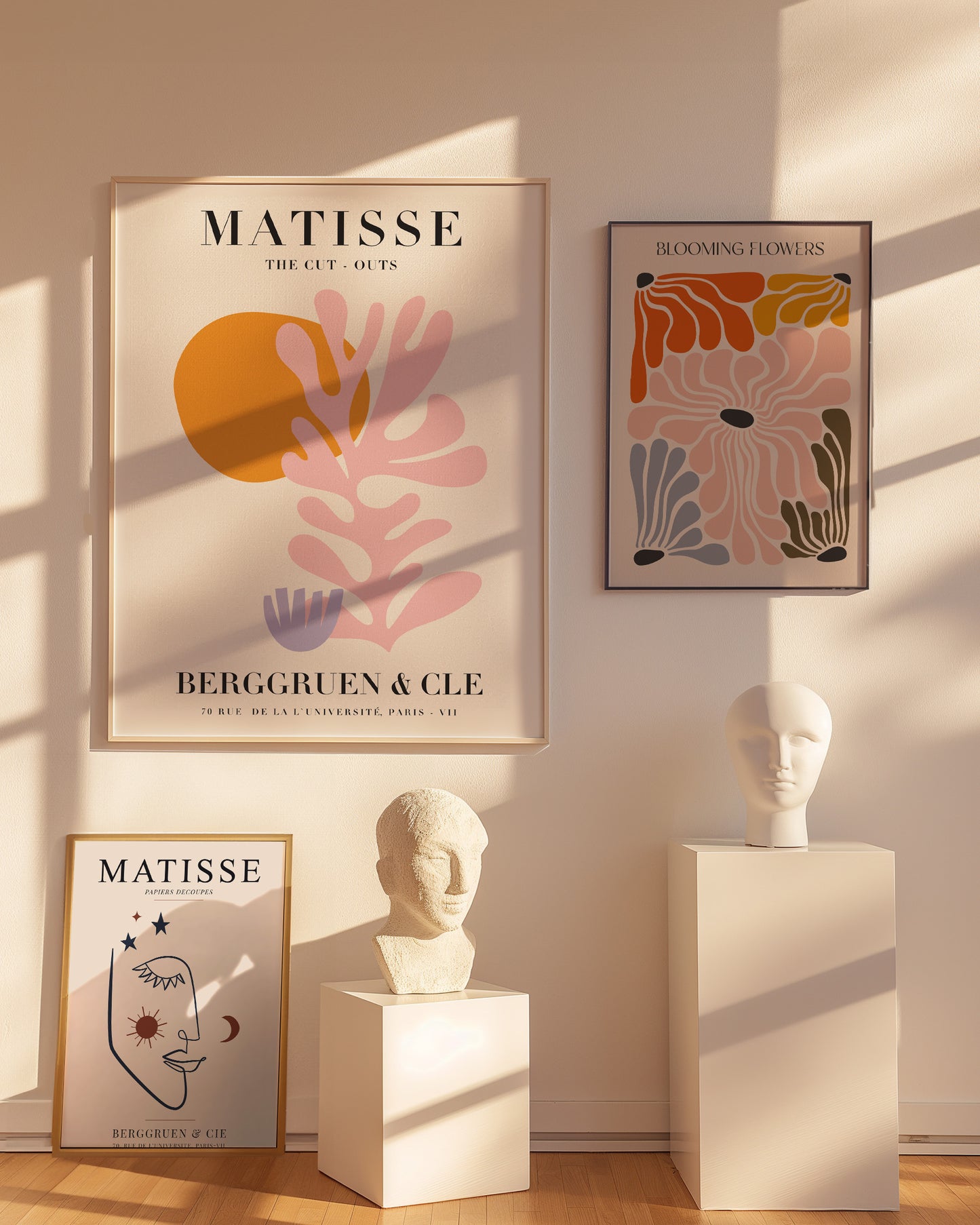 Coral Sol by Henri Matisse – Colourful Abstract Cut-Out Art Print