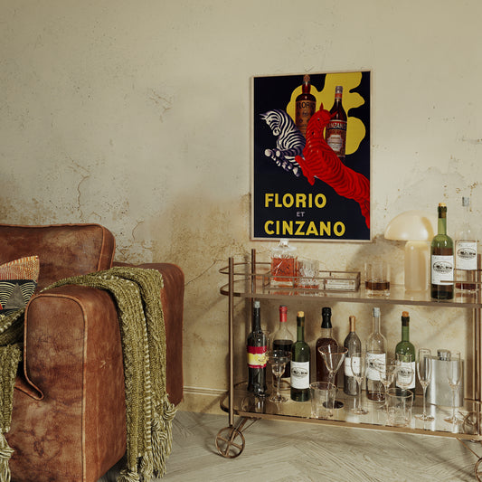 Florio Cinzano 1930 Drink Vintage Ad - Leonetto Cappiello