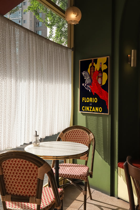 Florio Cinzano Vintage Poster by Leonetto Cappiello - Italian Advertising Art Print