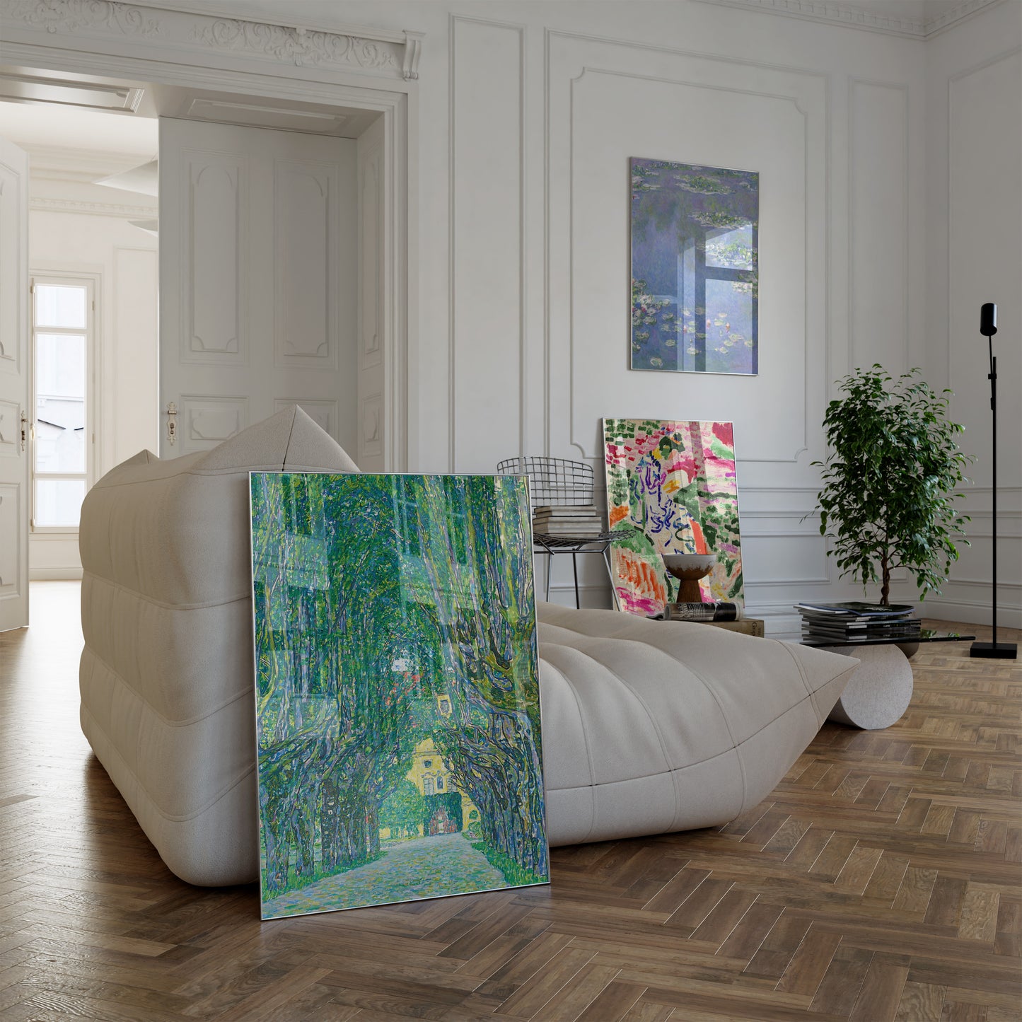 Avenue to Kammer Castle by Gustav Klimt
