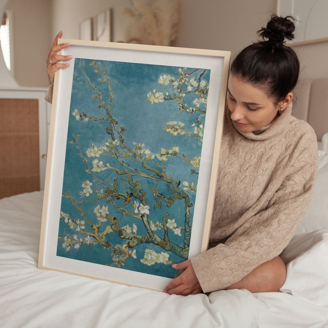 Almond Blossoms III by Vincent van Gogh - Floral Impressionist Art Print